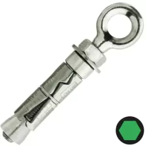 Rawlplug Rawlbolt M10 Eye Anchor - Pack of 5 - Silver