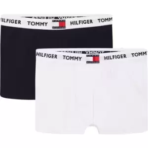 Tommy Hilfiger 2 Pack Boxer Trunks - White