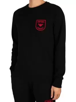 Lounge Chest Badge Sweatshirt