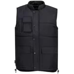 Portwest S415BKRXXL - sz 2XL Classic Bodywarmer - Black - Black