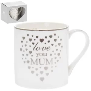 Heart Birthday Mug Mum