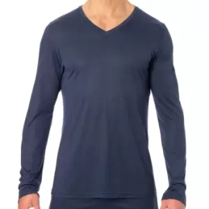 HOM Cocooning Long Sleeve T-Shirt - Navy L