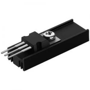 Heat sink 40 CW L x W x H 25 x 12.6 x 6.5mm TO 220 Fischer E