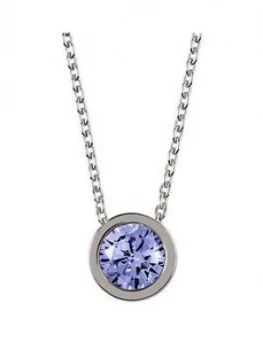 Radley Sterling Silver Chain With Sapphire Stone Set Pendant Ladies Necklace