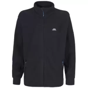 Trespass Mens Bernal Full Zip Fleece Jacket (M) (Black)