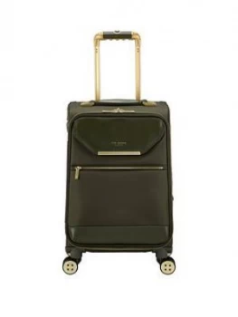 Ted Baker Albany Small 4 Wheel Olive Suitcase