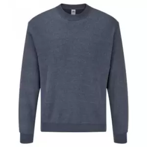 Fruit Of The Loom Mens Classic Drop Shoulder Sweatshirt (XL) (Heather Navy)