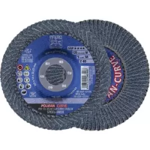 PFERD 69398197 PFR 125-M Z 40 SGP CURVE STEELOX Flap disc Diameter 125mm 2 pc(s)