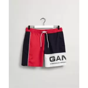 Gant Retro Shield Shorts - Red