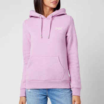 Superdry Womens Ol Classic Hoodie - Lavendar Marl - UK 14