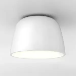 Astro Taiko Cylindrical 30cm Bowl Ceiling Light, White