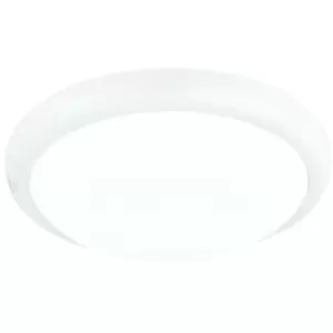 Round LED Flush Ceiling Light 15W Colour Changing White Gloss Indoor Bulkhead