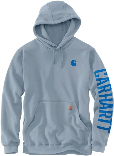 Carhartt Rain Defender Loose Fit Midweight C Graphic Hoodie, blue, Size 2XL