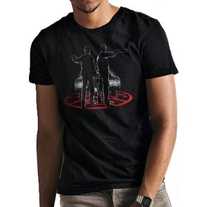 Supernatural - Unisex Medium Silhouette T-Shirt (Black)