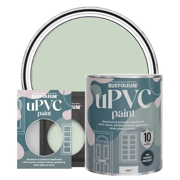 Rust-Oleum uPVC Paint, Matt Finish - LAUREL GREEN - 750ml