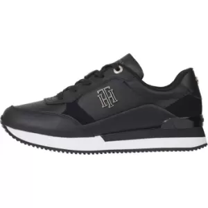 Tommy Hilfiger Th Emboss Metallic Sneaker - Black