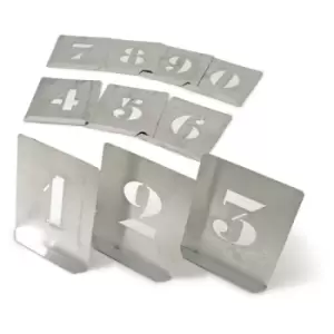 50MM (Set of 10) Steel Stencil Figures - Kennedy