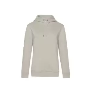 B&C Womens/Ladies Queen Hoody (L) (Grey Fog)