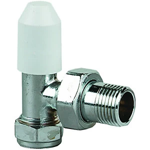 Wickes Radiator Lockshield Radiator Valve - 15 x 12mm