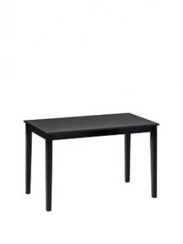 Julian Bowen Hudson 114cm Dining Table - Black