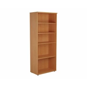 TC Office Bookcase with 4 Shelves Height 2000mm, Beech