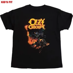 Ozzy Osbourne - Demon Bull Kids 7 - 8 Years T-Shirt - Black