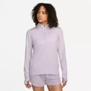 Nike Dri Fit Element Half Zip Top Ladies - Purple