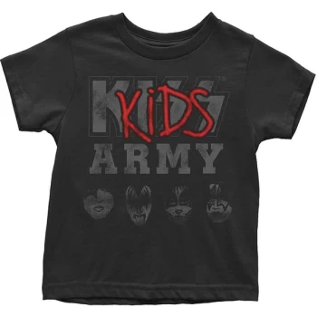 KISS - Army Kids 18 Months T-Shirt - Black