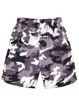 Nike Kids Dry Camo Shorts - Grey/White