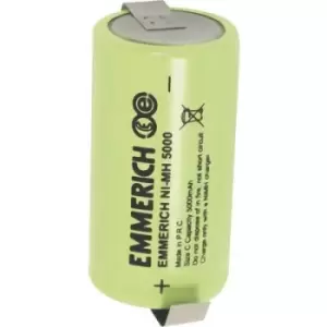 Emmerich Baby ZLF Non-standard battery (rechargeable) C Z solder tab NiMH 1.2 V 5000 mAh