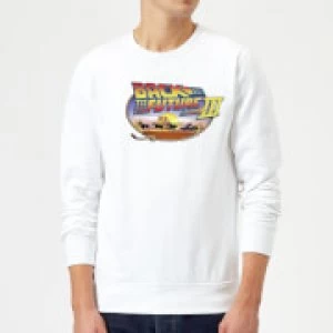 Back To The Future Lasso Sweatshirt - White