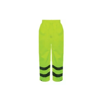 Hi-vis Trousers (EN20471) Yellow - XL - Sitesafe