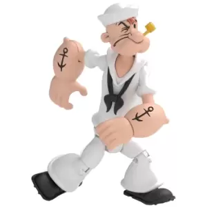 Popeye Classics 1/12 Scale Action Figure - Popeye (White Sailor Suit)