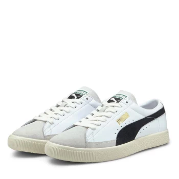 Puma Basket VTG Low Trainers - Puma White-Blk