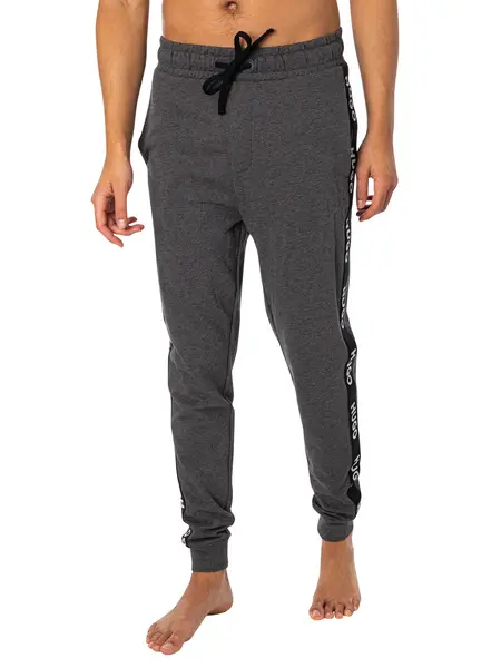 HUGO Lounge Sporty Logo Joggers Open Grey L