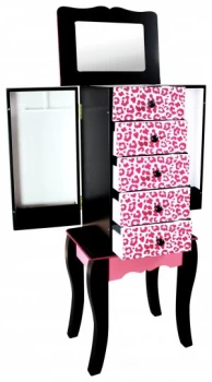 Teamson Kids Fashion Prints Jewellery Armoire Leopard.