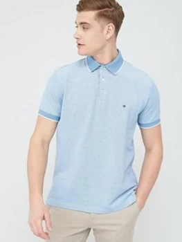 Tommy Hilfiger Cool Oxford Regular Fit Polo Shirt - Regatta Blue, Regatta Blue, Size L, Men