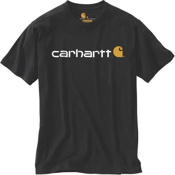 Carhartt EMEA Core Logo Workwear Short Sleeve T-Shirt, black, Size M