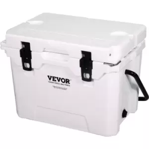 Insulated Portable Cooler, 25 qt, Holds 25 Cans, Ice Retention Hard Cooler with Heavy Duty Handle, Ice Chest Lunch Box for Camping, Beach, Picnic,