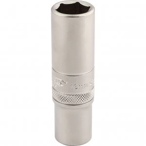 Draper 3/8" Drive Satin Finish Deep Hexagon Socket Metric 3/8" 13mm