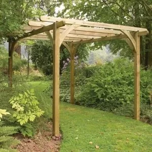 Forest Garden Rectangular Pergola, (H)2495mm (W)2400mm