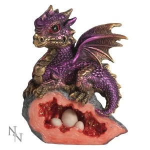 Nest Guardian Red Dragon Figurine