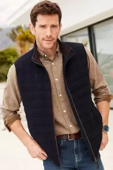 Wool-Touch Quilted Gilet