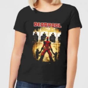 Marvel Deadpool Target Practice Womens T-Shirt - Black - XXL