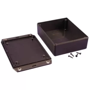 Hammond 1591XXSSFLBK GPABS Enclosure Flanged Lid 110 x 82 x 43mm Black