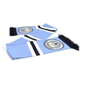 Man City Shader Scarf New Crest