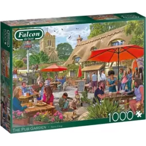 Jumbo Falcon De Luxe The Pub Garden 1000 Piece Jigsaw Puzzle