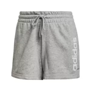 adidas Essentials Slim Logo Shorts Womens - Grey