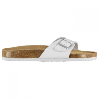 SoulCal Cork Sliders Ladies - White