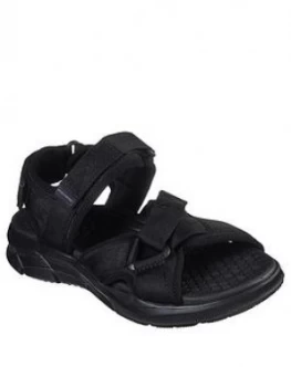 Skechers Equalizer 4.0 Sandal - Black, Size 6, Men